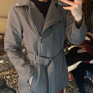 Michael Kors Gray Trench Coat
